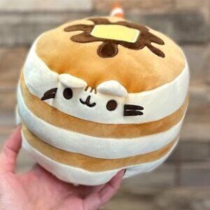 Pancake Cat!  Adorable Squishy and Super Soft Plushie Pancake Stack